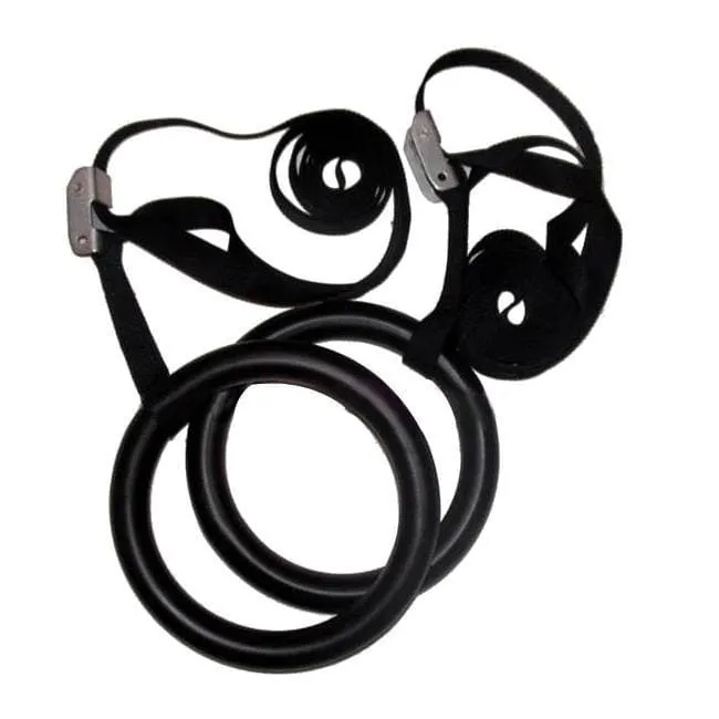 SPECIAL - Gymnastic Gym Rings , Black