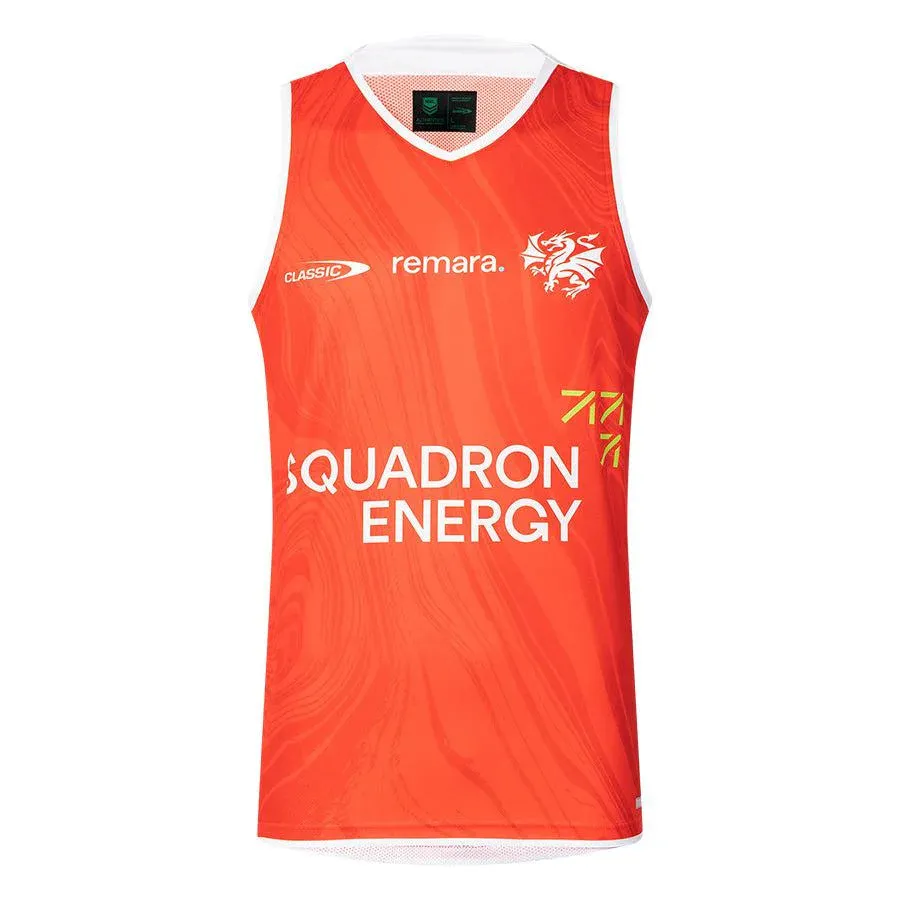 St George Illawarra Dragons 2025 Mens Pro Training Singlet