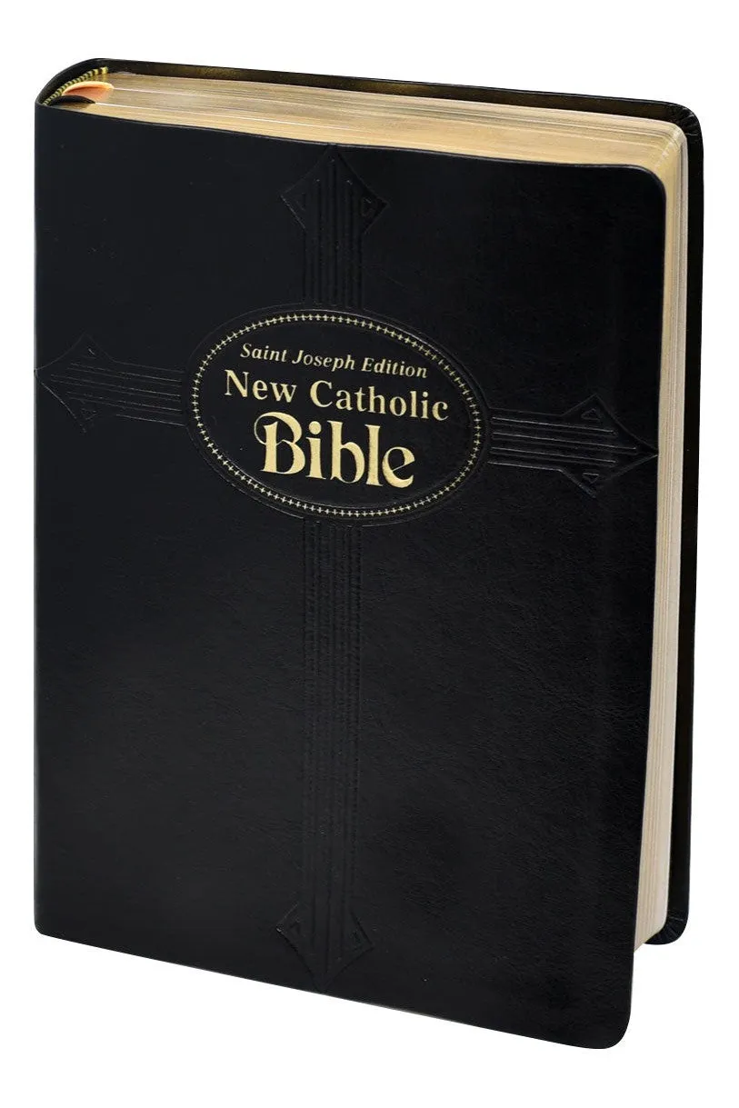 St. Joseph New Catholic Bible Large Print Black - GF61419B