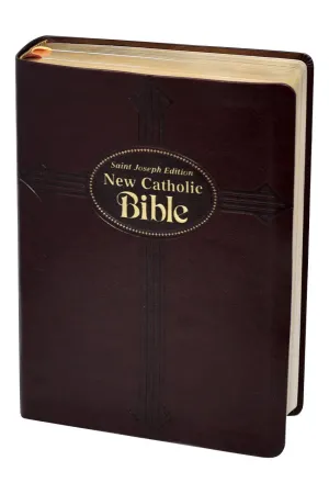 St. Joseph New Catholic Bible Large Print Burgundy - GF61419BG