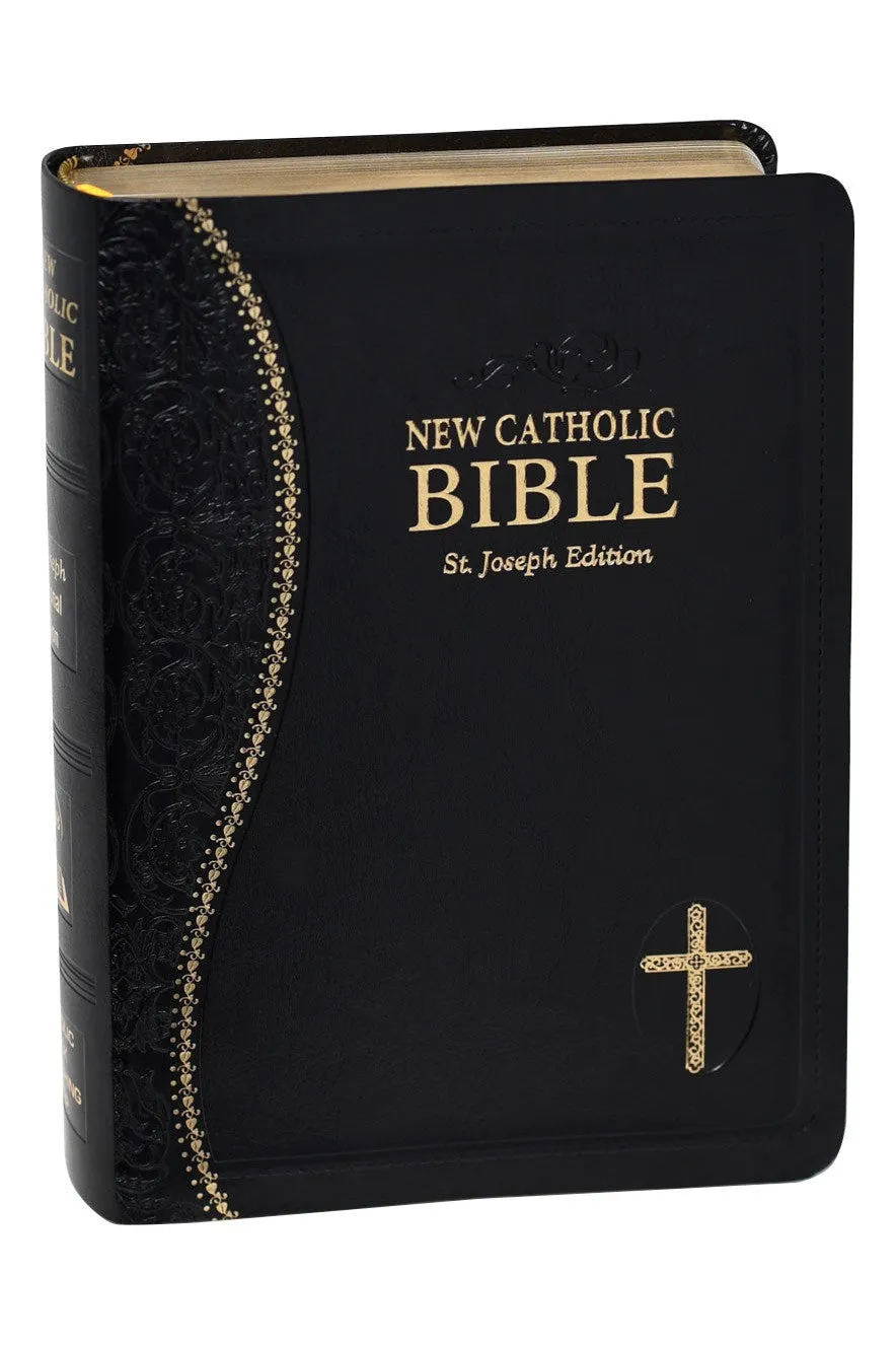 St. Joseph New Catholic Bible Personal Size Black- GF60819B