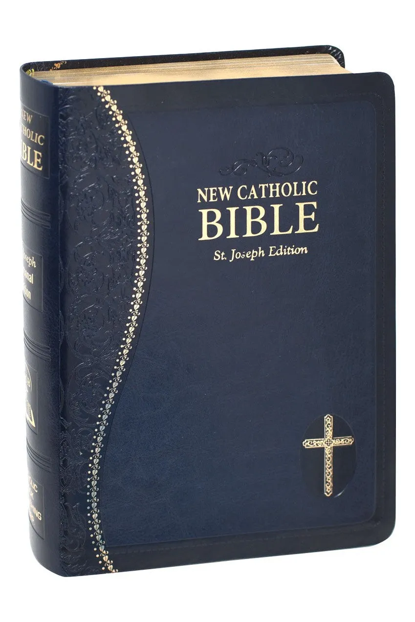 St. Joseph New Catholic Bible Personal Size Blue- GF60819BLU