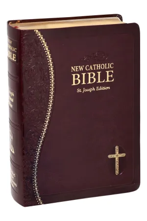 St. Joseph New Catholic Bible Personal Size Burgundy - GF60819BG