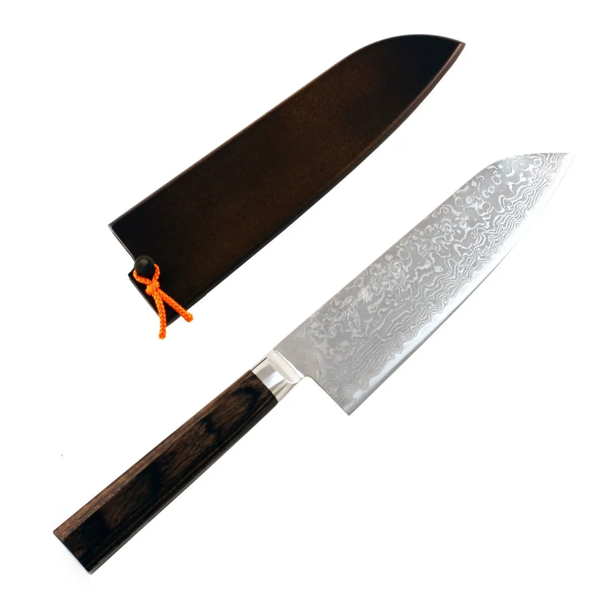 Takamura Hana Damascus HSPS Santoku 165mm (6.5")