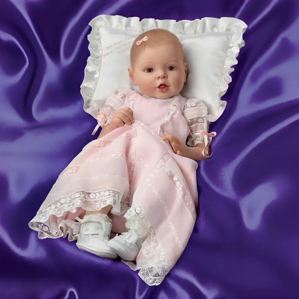 The Ashton-Drake Galleries Princess of Cambridge Commemorative Baby Doll Royal Heirloom Tribute to Princess Charlotte Handcrafted Poseable Porcelain Collectible by Master Doll Artist Fiorenza Biancheri 20-inches