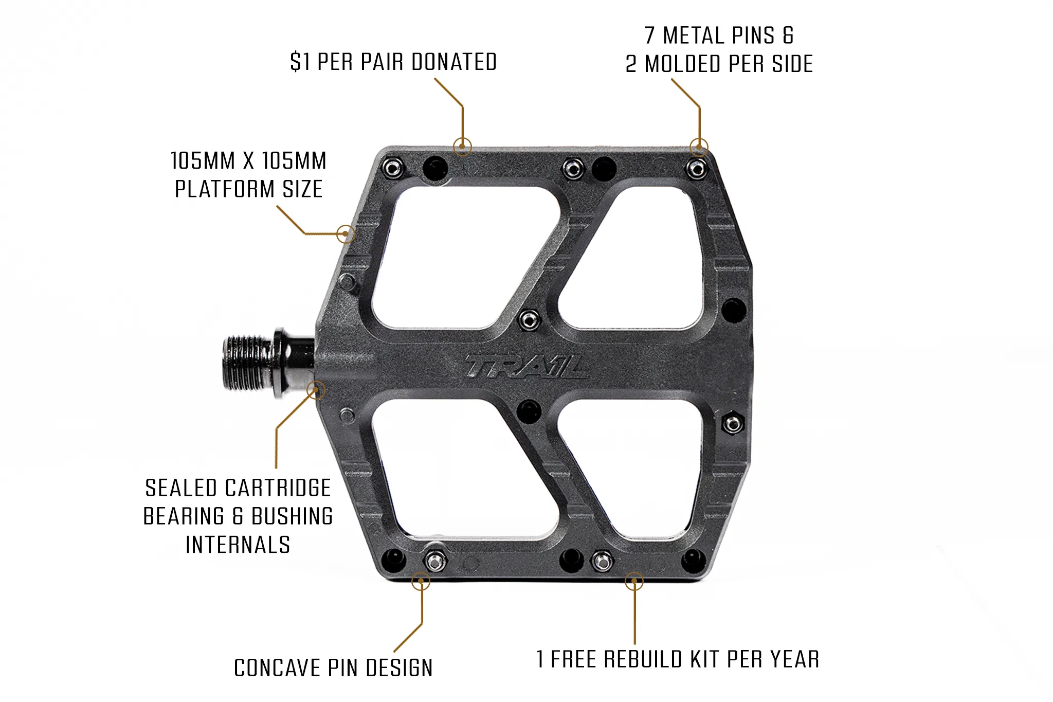 The Vortex Composite Pedal