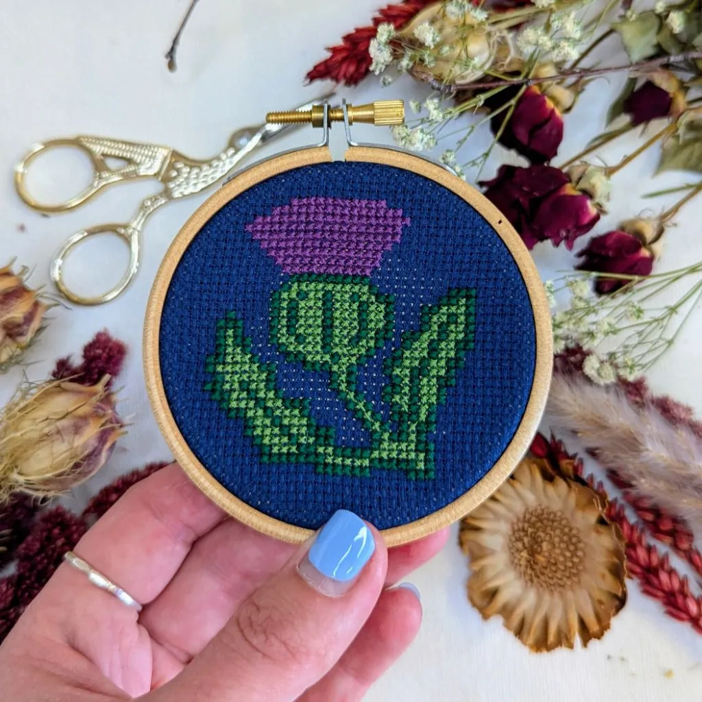 Thistle Cross Stitch Kit