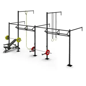 TITANIUM USA 4 CELL WALL RIG WITH 2 TRI BARS & 2 EXTENSIONS WM-4C2T2E