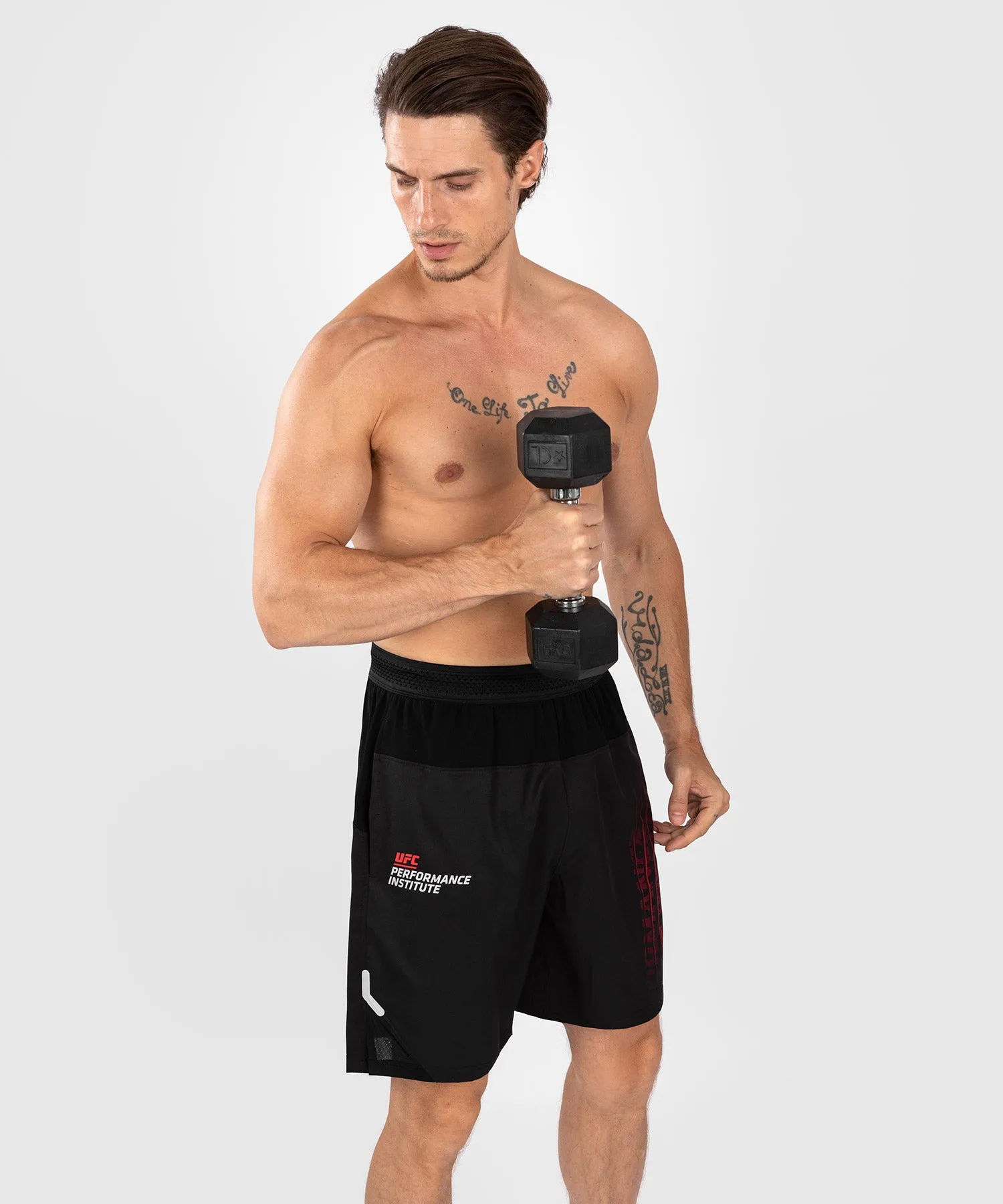 UFC Venum Performance Institute 2.0 Men’s Performance Short - Black/Red