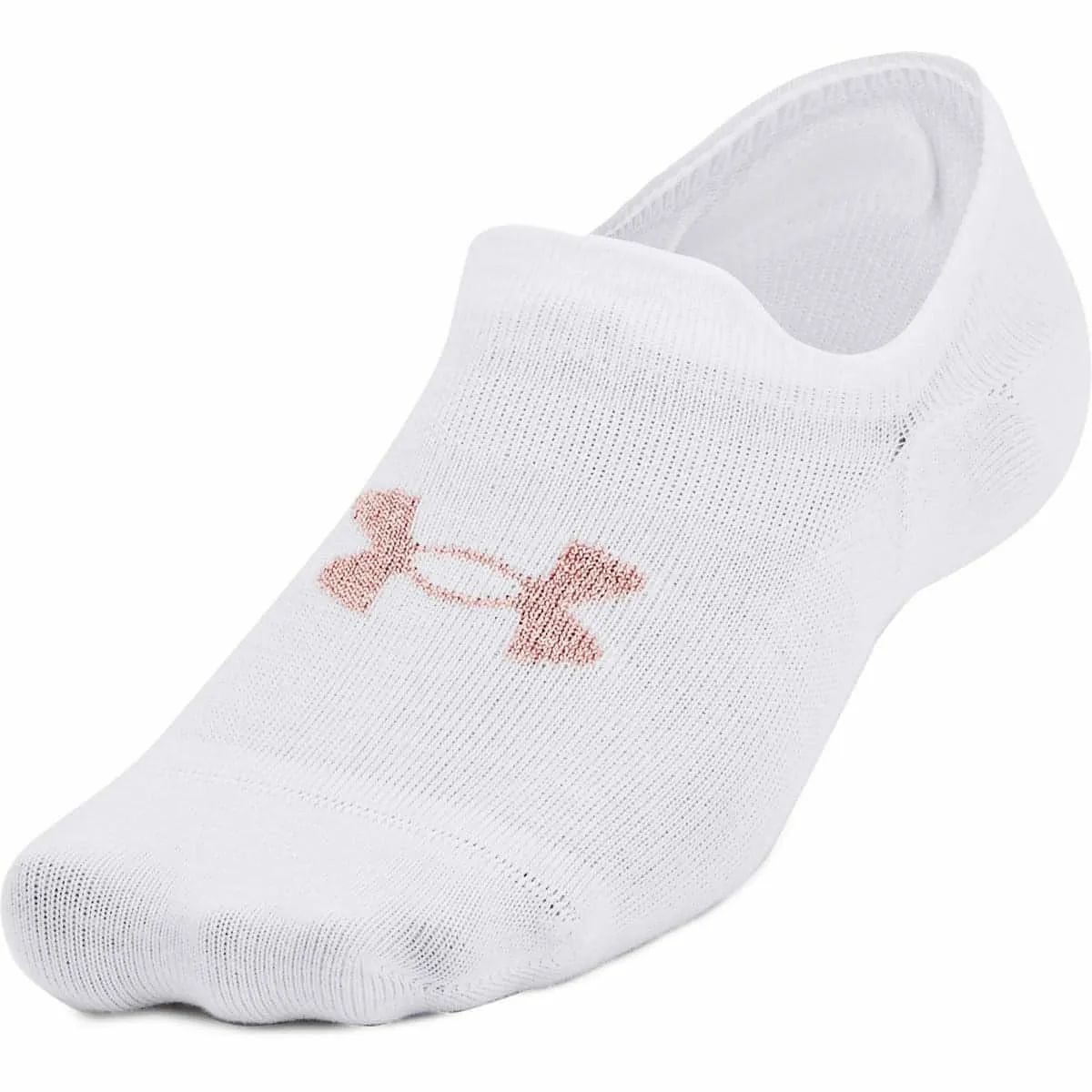 Under Armour Essential (3 Pack) Ultra Low Socks - White