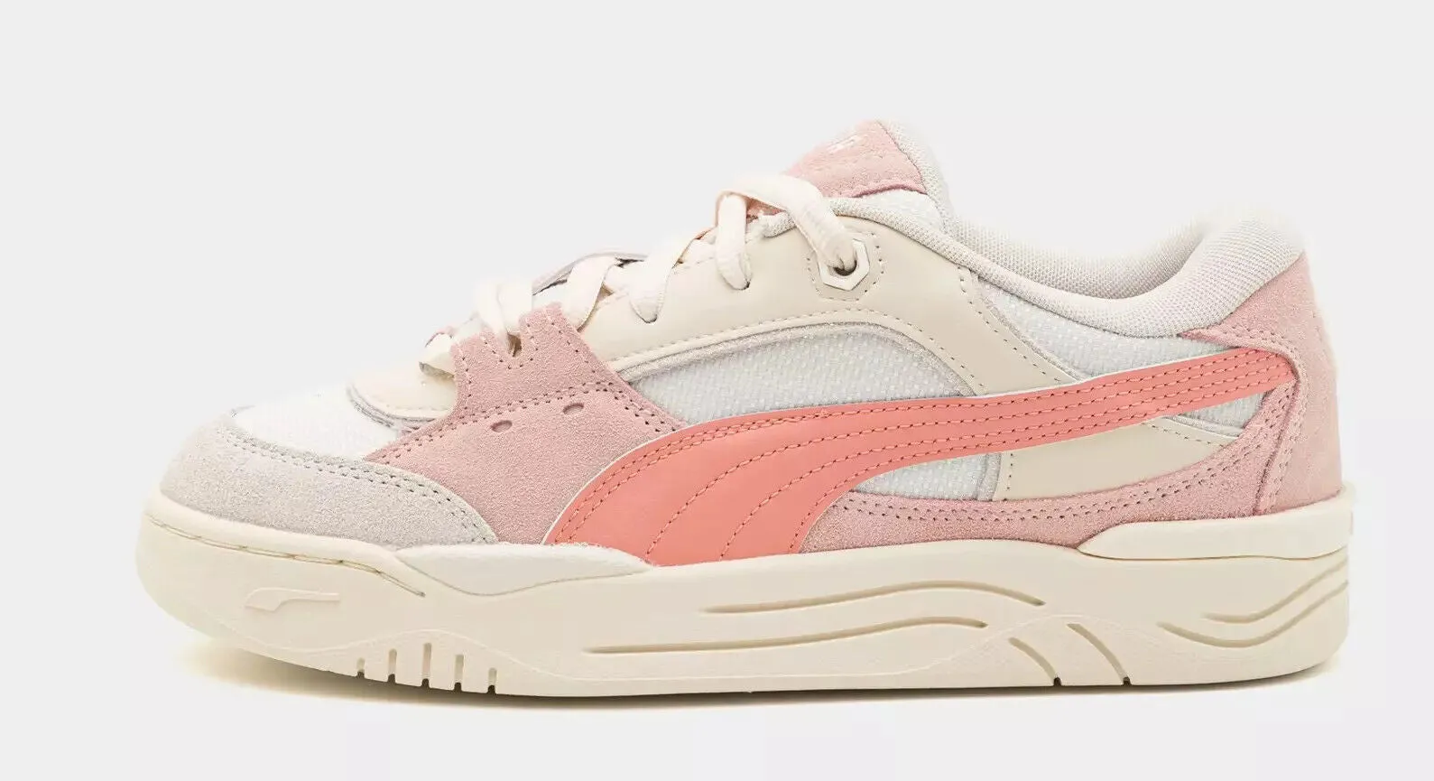 Womens Shoes PUMA 180 Casual Lace Up Sneakers 389267-26 WARM WHITE / ISLAND PINK