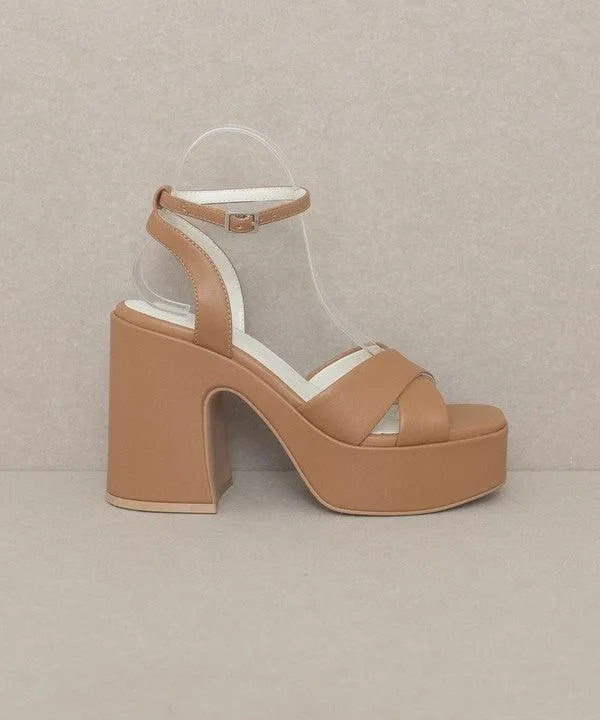 Womens Shoes Style No. Norah Chunky Platform Heel