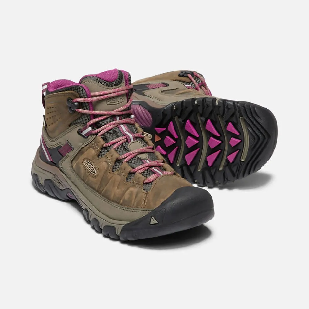 Women's Targhee III Waterproof Mid WEISS/BOYSENBERRY