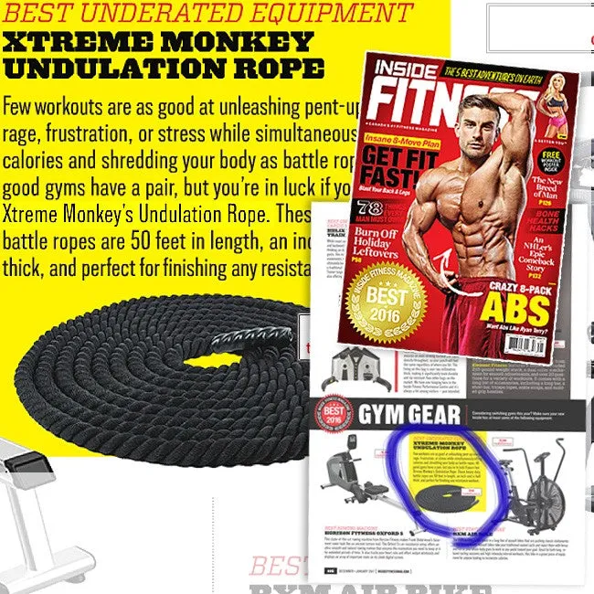 XM Fitness 50’ Premium Battle Rope